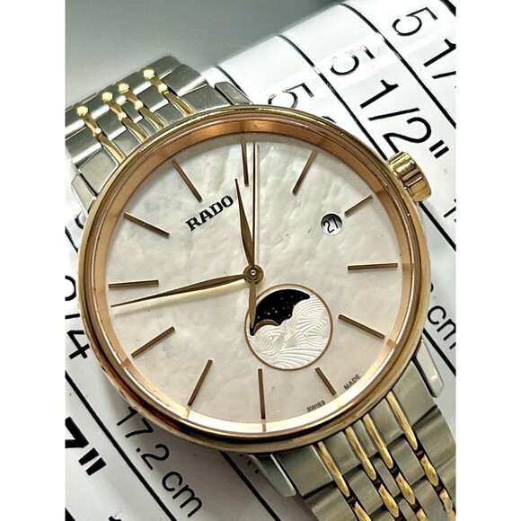 Rado Coupole Classic White MOP Dial Moon Phase   R22883943 main image 8
